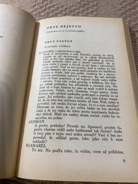 Krásna stará zberateľská kniha molière 2 rok 1972, 