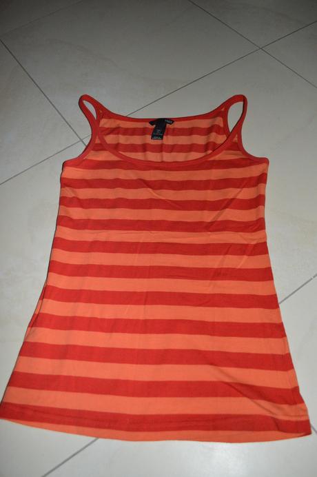 Pásikavé tielko, h&m,s