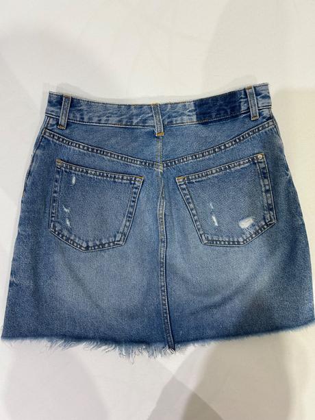 Riflová sukňa, h&m,s