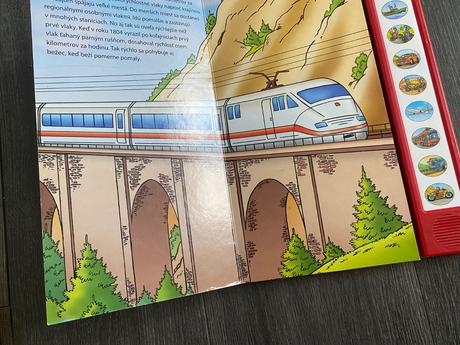 Knižka-dopravné prostriedky moja zvuková knižka,