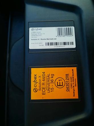Autosedacka cybex solution x, cybex