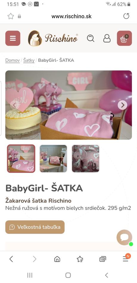 Rischino šatka, rischino