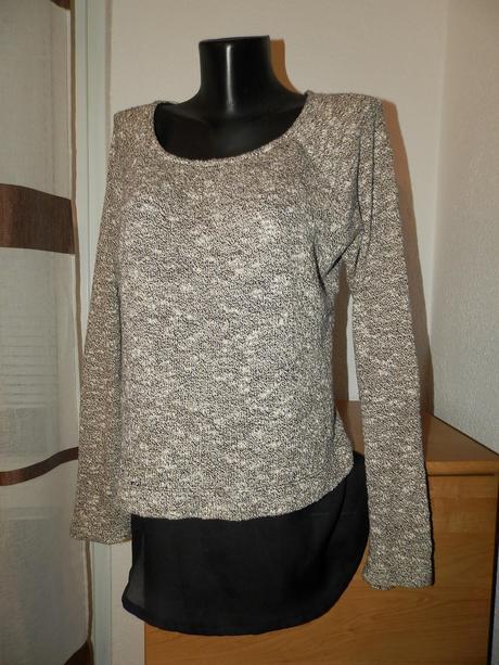 Next melírovaný sveter 2v1 xl, next,xl