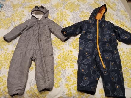 Zimný overal 98-104cm medvedici, lupilu,104