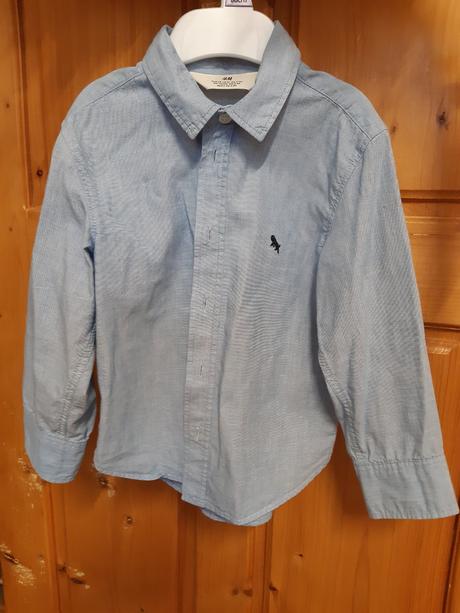 Modrá košieľka, h&m,98