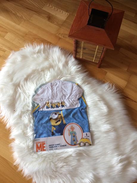 Detská sada "malý šéfkuchár" s motívom mimoni., 98 - 128