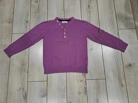 Krásny fialový svetrik m&s, 140