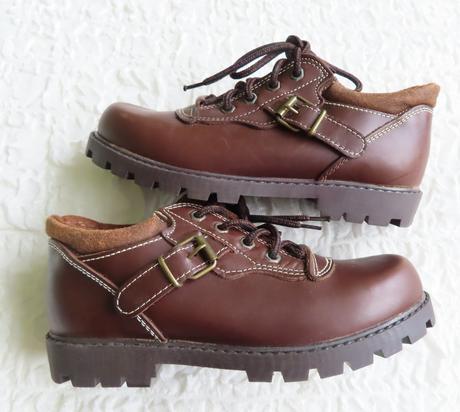 Chlapčenské kožené topánky na jar, veľ.35, 35