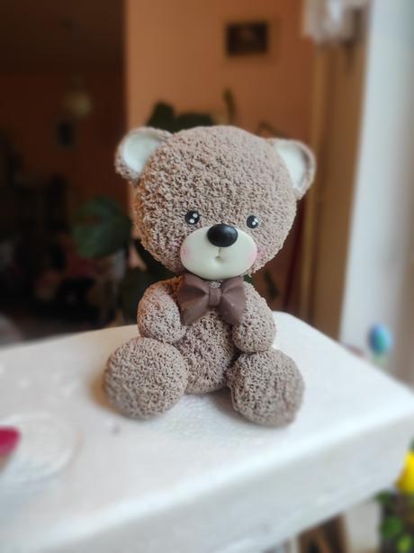 Macko ozdoba na tortu, 