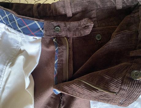 Pánske menčestrové  nohavice brooks brothers v. 32, 32