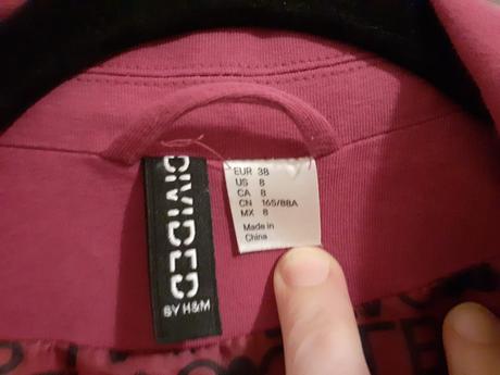Ružové sako divided, h&m,m