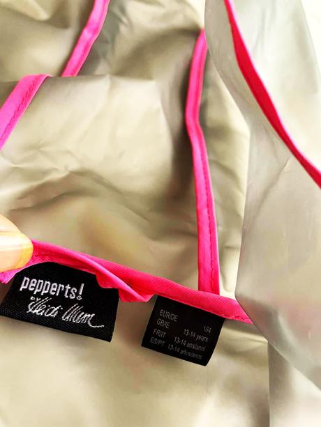 Kvalitný hrubší pršiplášť pepperts by heidi klum, 164