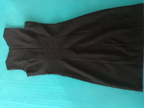 Mini cierne saty, xs