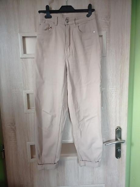 Béžové rifle h&m, h&m,xs