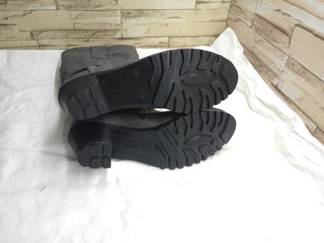 Rieker 37 - dámske zateplené šedé čižmy, rieker,37