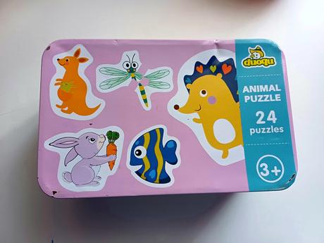 Drevené puzzle v boxe, 