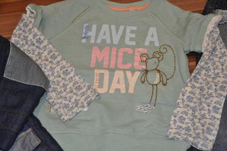 Myškový kompletík tricko a ciapka, next,110