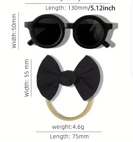 Detská sada okuliare + čelenka, 