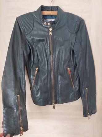 Kozena bunda tmavozelena max-mara s, s