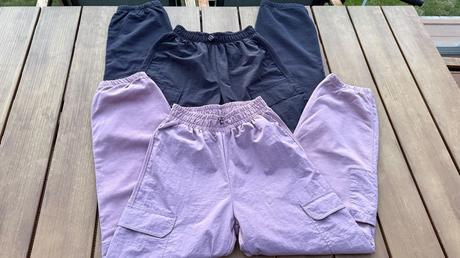 Padákové nohavice zara 152 fial-sive, zara,152