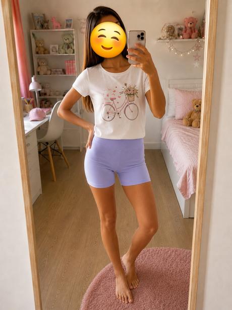 Kraťase legíny krátke, h&m,146