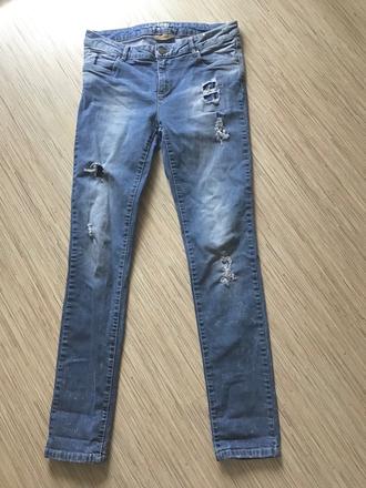 Elasticke slimky/6n, denim,40