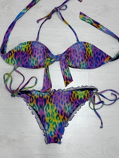 Plavky relleciga neon leopard, relleciga,s