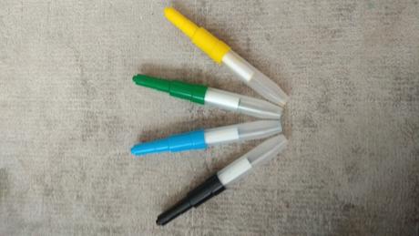 Predám fúkacie fixky na textil, 