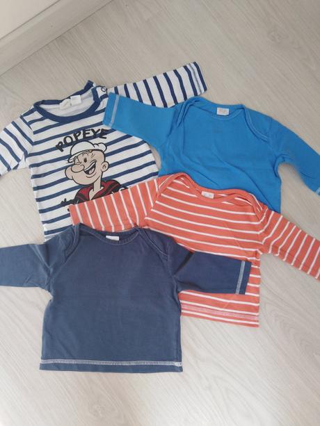 Tričká 4x veľkosť 62, h&m,62