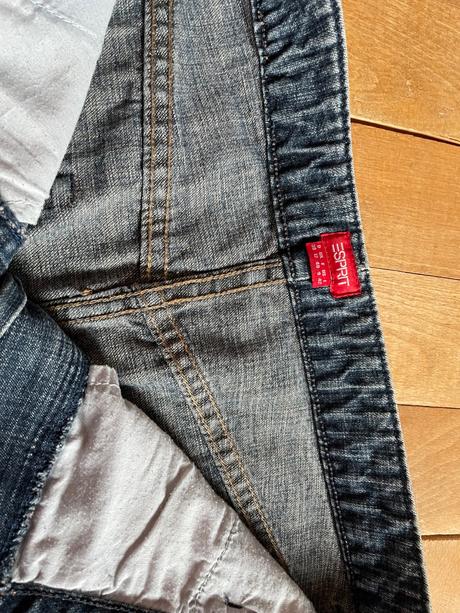 Rifľová sukňa esprit veľ 38, esprit,38