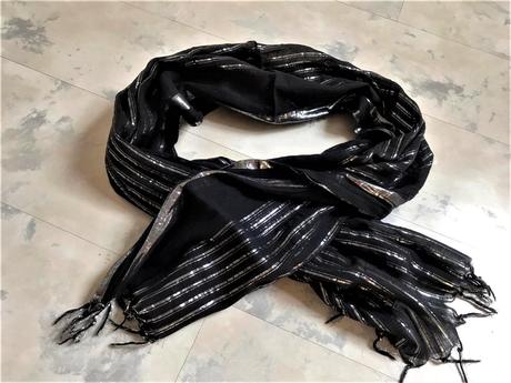 Indická maxi šatka na krk, xxxl