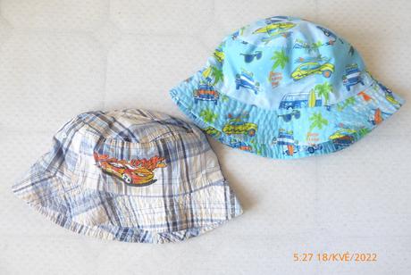 Letné klobúčiky,obvod 54cm, 