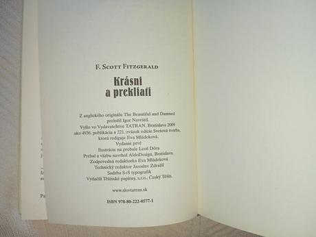 Fitzgerald - krásni a prekliati, 