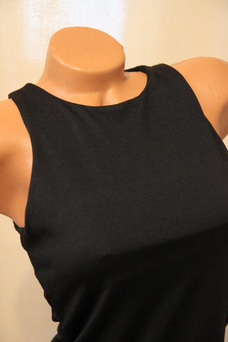 Čierny body top, s/m, s