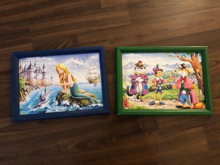 Puzzle obrazy s detským motívom,
