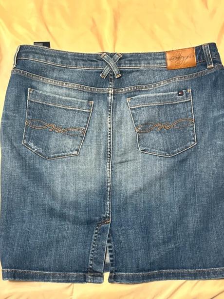 Riflová sukňa, tommy hilfiger,xl