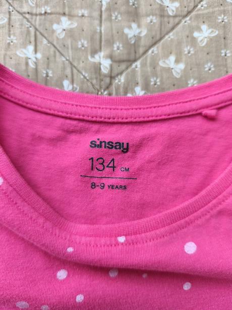 Dievčenské tričká, sinsay,134