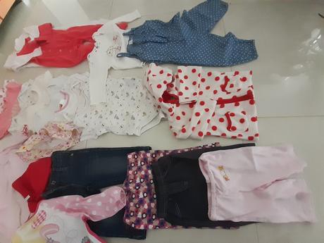Predam mix oblecenia pre dievcatko 6-9 mesiacov, 68–80