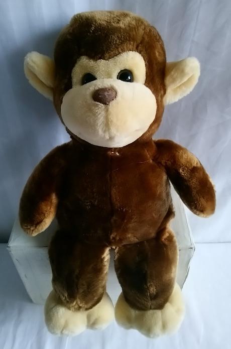 Plyšová hnedá opica, w.m.w., 40 cm, 