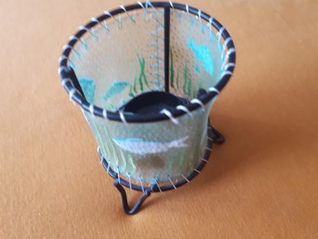 Svietnik na cajovu sviecku do kupelne,