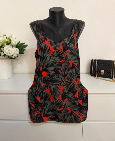 Papaya london tropický top s výraznou potlačou, papaya,42