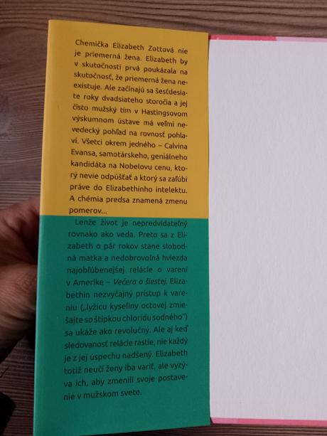 Bonnie garmus - hodiny chémie, 