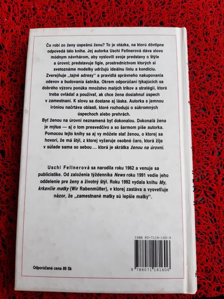 Kniha zena na urovni,