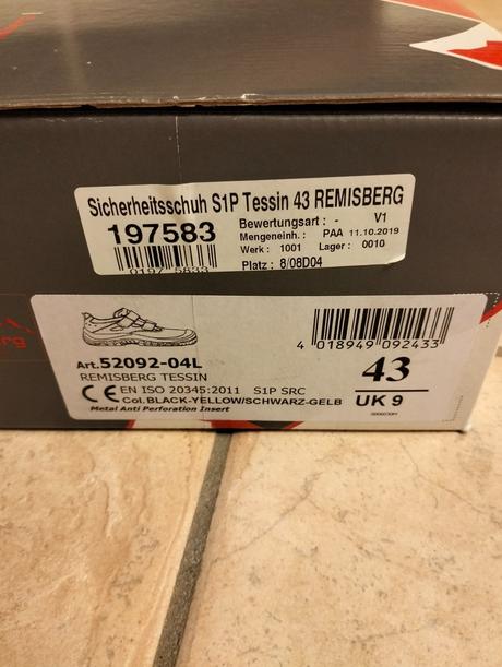 Pracovná obuv remisberg vel.43, 43