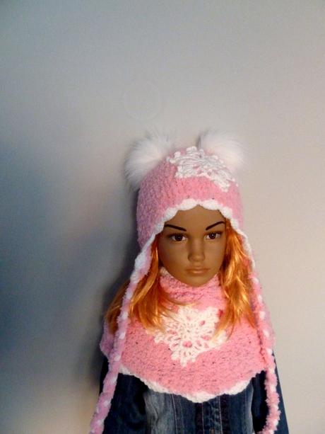 Sedo biela s vlockou zimna suprava, 68 - 146