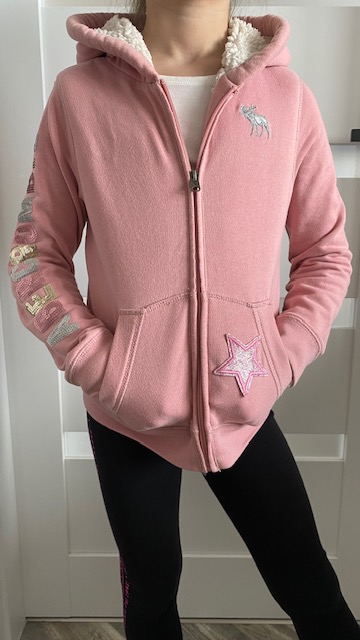 Zateplená mikina zn. abercrombie&fitch, abercrombie&fitch,122