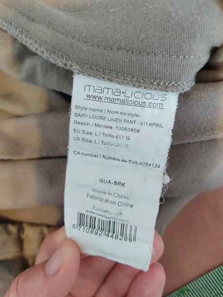 Tehotenské nohavice mamalicious l, l