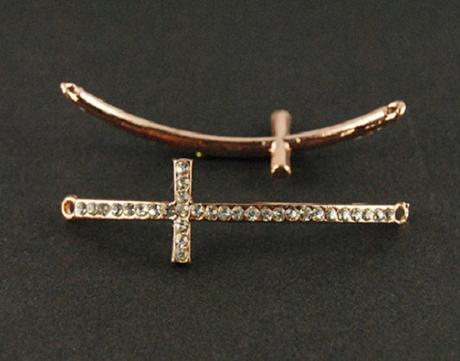 Medzikus krížik - rose gold, 