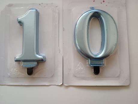 Narodeninové sviečky na tortu 2ks, 