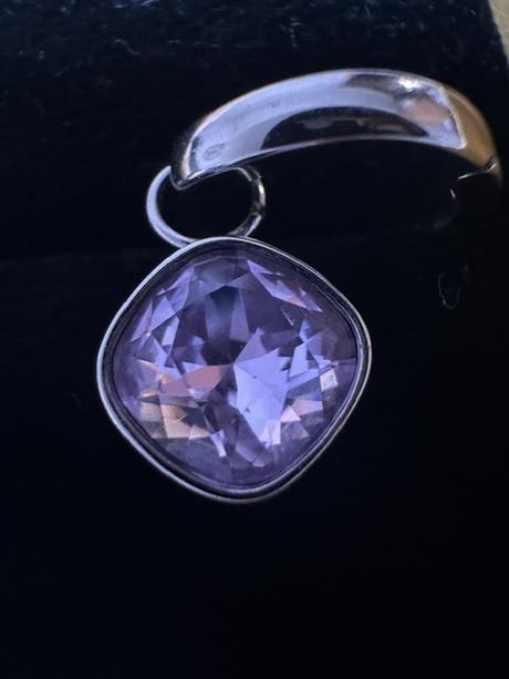 Súprava náušnice + prsteň striebro so swarovski, swarovski